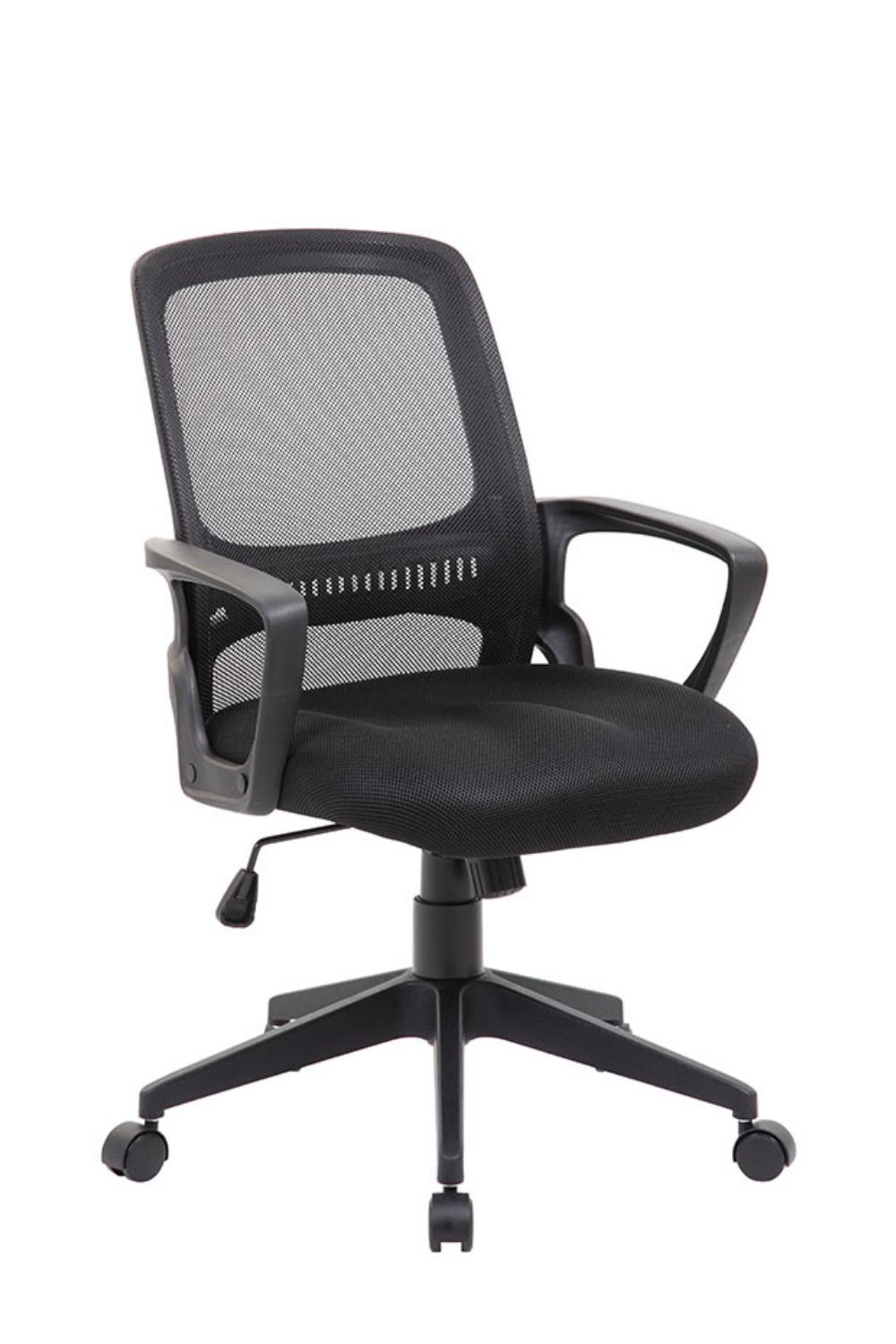 Boss Mesh Task Chair B6456 BK - Ergonomic Office Chair with Breathable Mesh Back for Comfort & Support - Perfect for Home Office, Gaming, and Workspaces