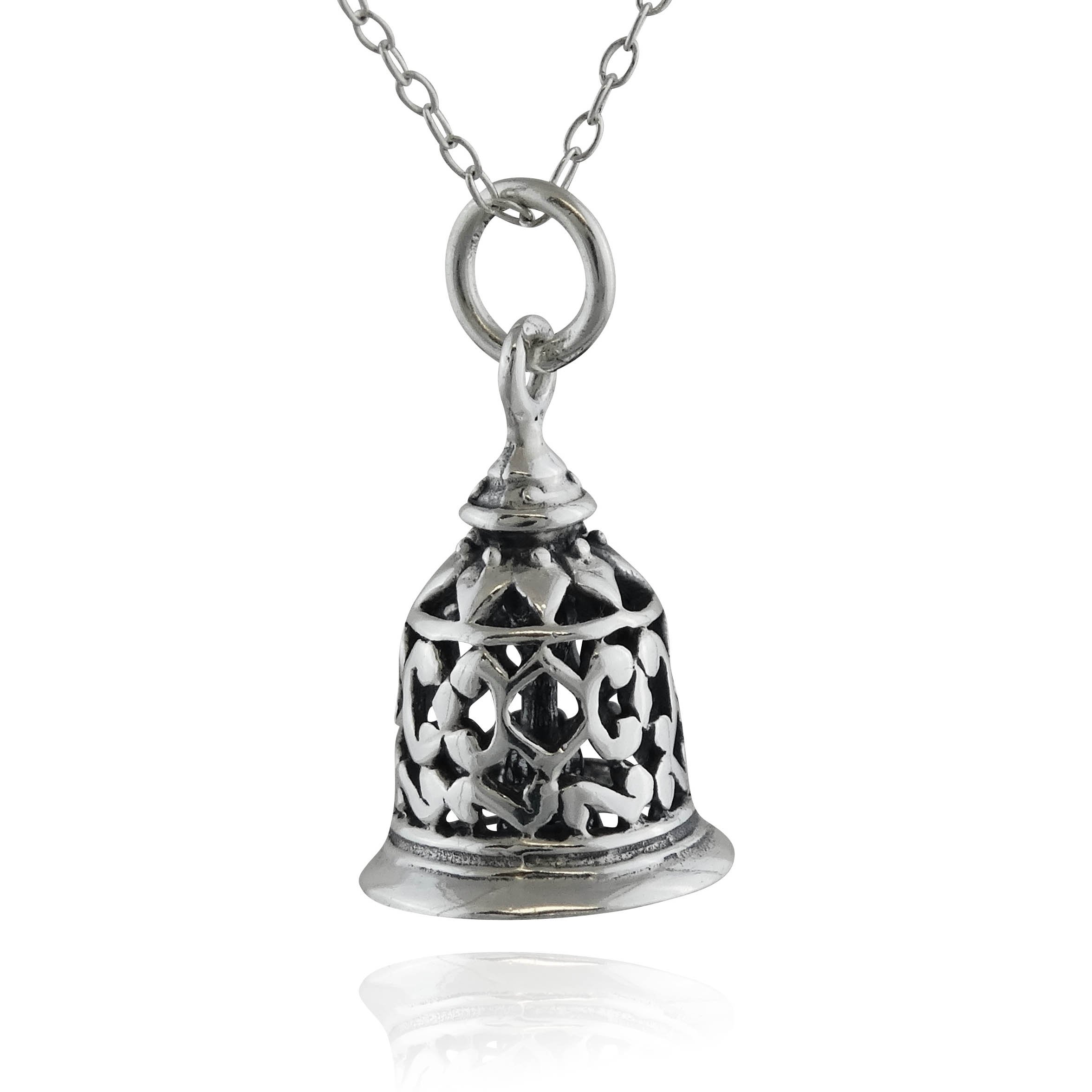 FashionJunkie4Life Unique Sterling Silver Pendant Necklace for Women - 18