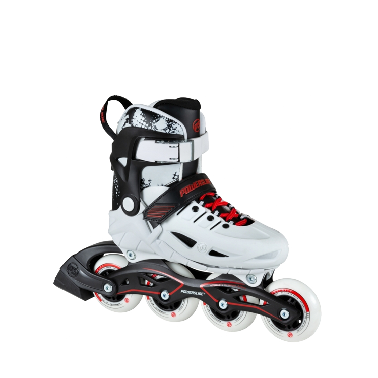 Powerslide Universe 4-Wheel White Inline Skates for Adults - Perfect for Outdoor Fitness, Roller Skating & Recreational Fun