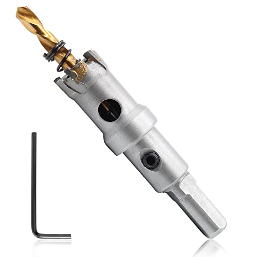 19mm Tungsten Carbide Hole Saw - Metal Cutter for Stainless Steel & Aluminum - DIY & Professional Use