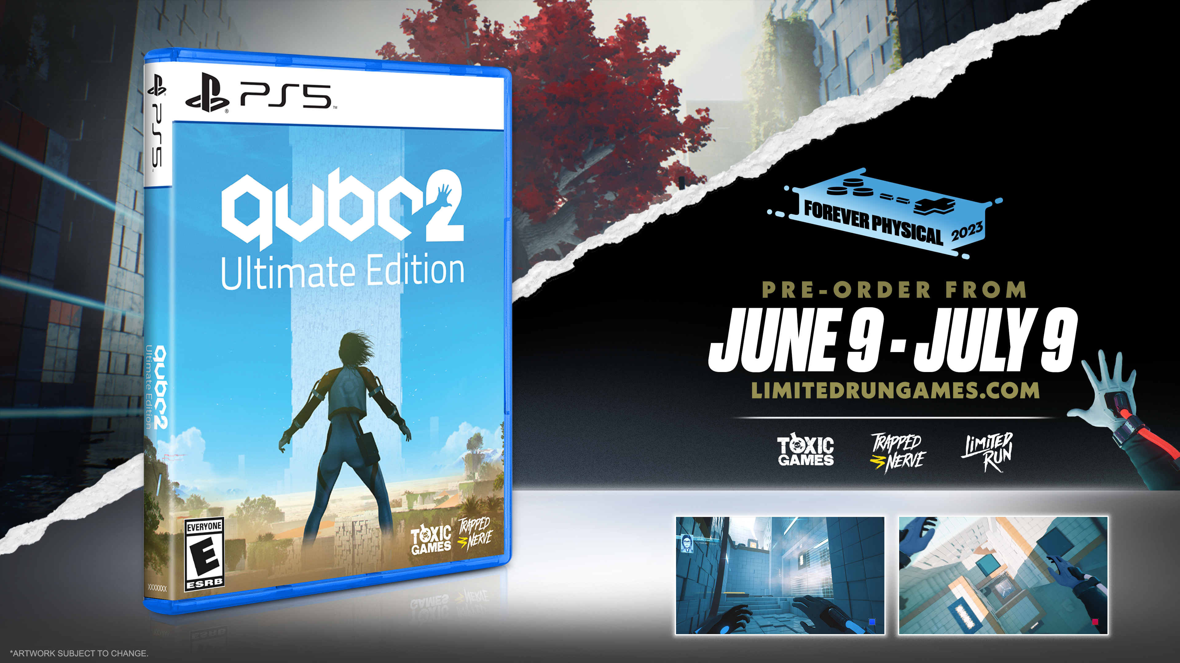 PS5 Limited Edition Q.U.B.E. 2 Ultimate Edition - Puzzle Adventure Game for PlayStation 5 - Perfect for Solo Gaming & Puzzle Enthusiasts