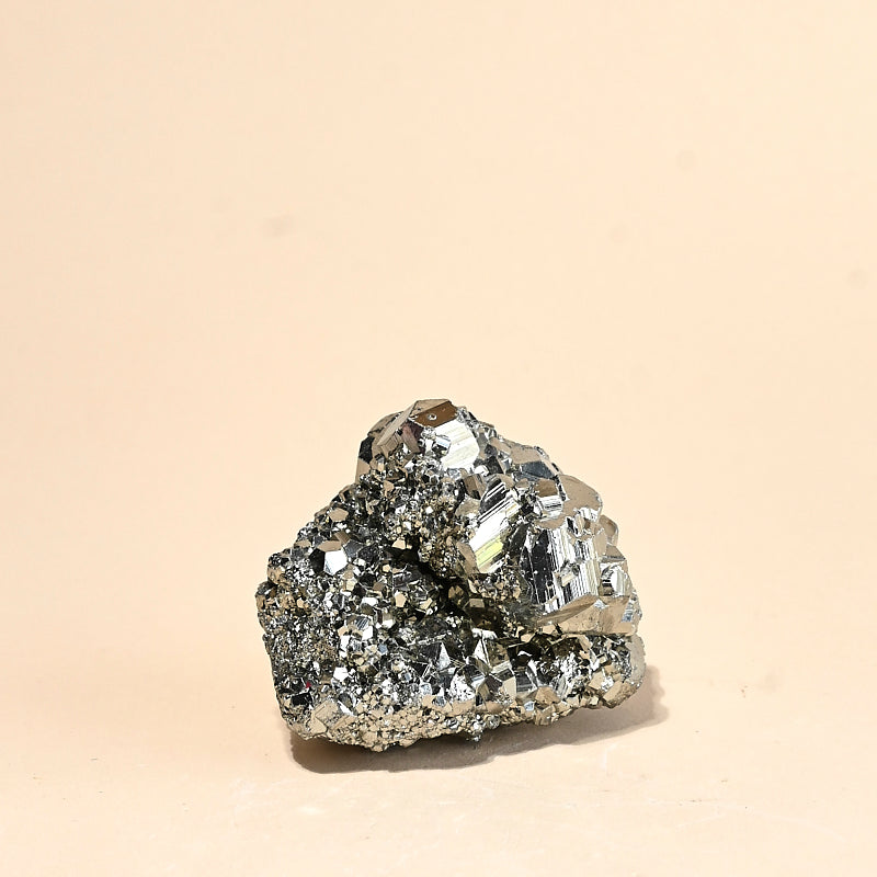 Natural Pyrite Cluster - 4 Inch Raw Mineral Specimen for Home Decor, Meditation & Crystal Healing | Perfect for Display, Gifts & Spiritual Practices
