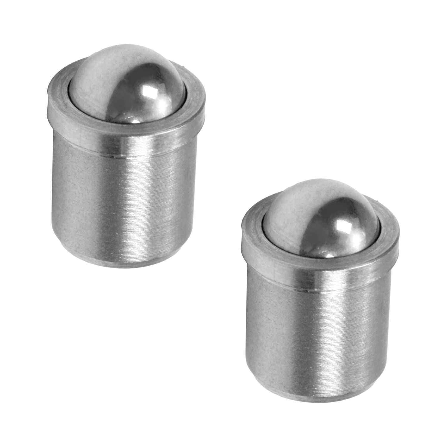10Pcs Stainless Steel Ball Plunger Cabinet Door Catches - 0.24