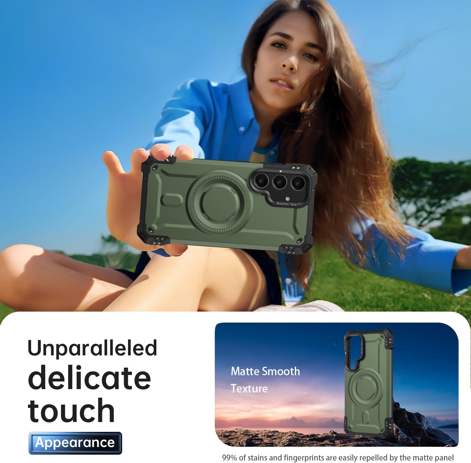 Samsung Galaxy S25 Rugged Military-Grade Shockproof Protective Phone Case - Durable Cover for Outdoor, Work & Extreme Sports
