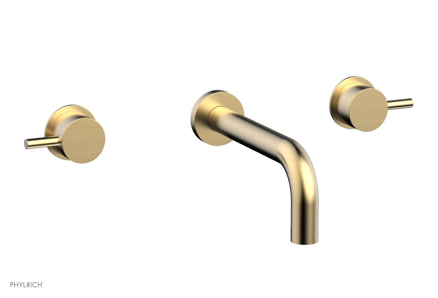BASIC II Wall Mount Tub Faucet Set with Lever Handles - 230 59 - Perfect for Bathroom Renovation and Modern Home Decor