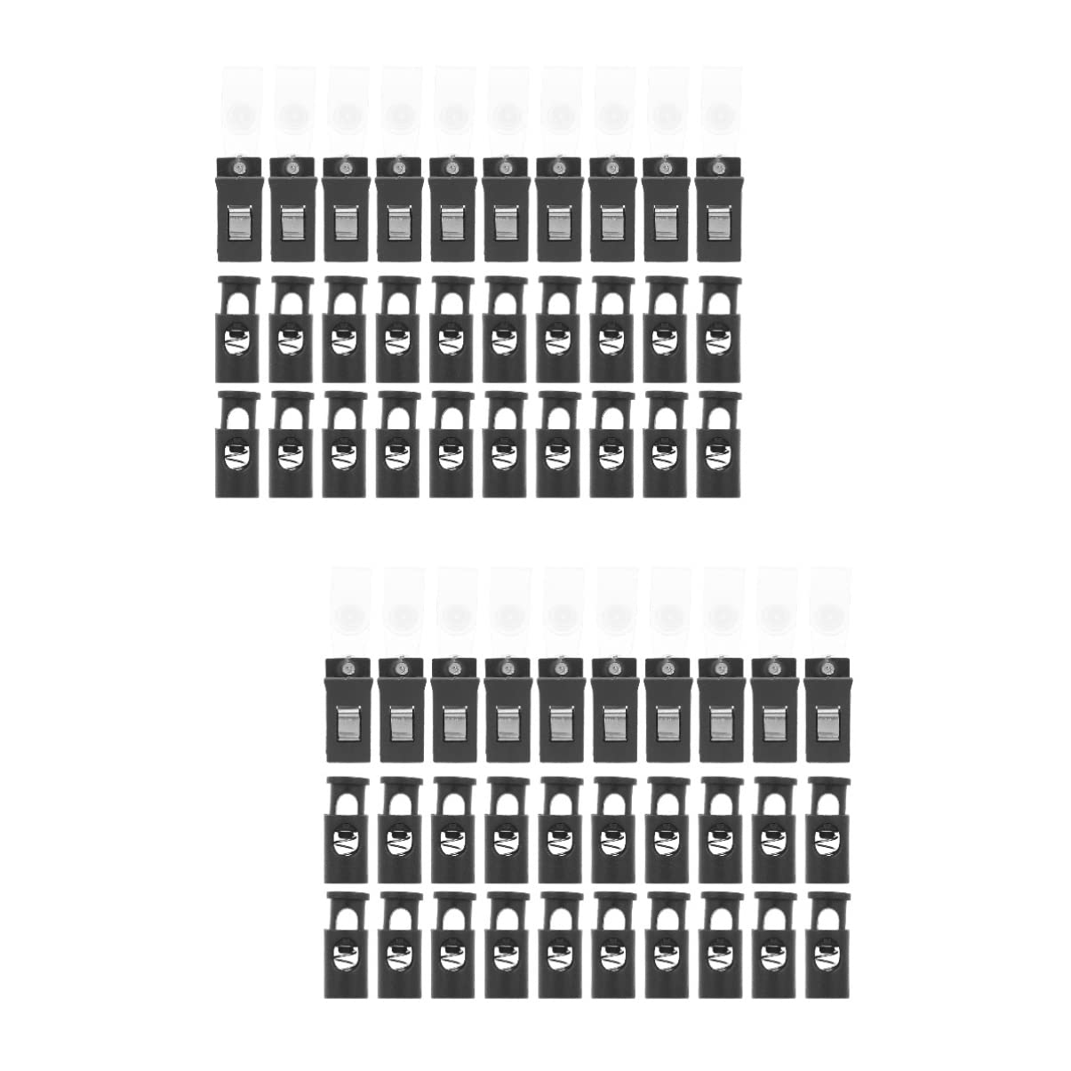 Cabilock 120pcs Garden Flag Clips - Heavy Duty Anti-Wind Rubber Stoppers for Lawn Flags, Outdoor Decorations & Yard Signs - Perfect for Securing Garden Flags, Seasonal Decor & Holiday Banners