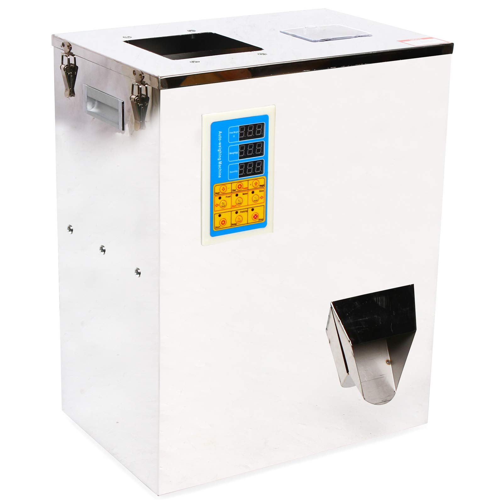 10-500g Automatic Filling Machine with ±2g Precision | 110V Particle Weighing Filler for Tea, Seeds & Grains | Perfect for Home & Commercial Food Packaging
