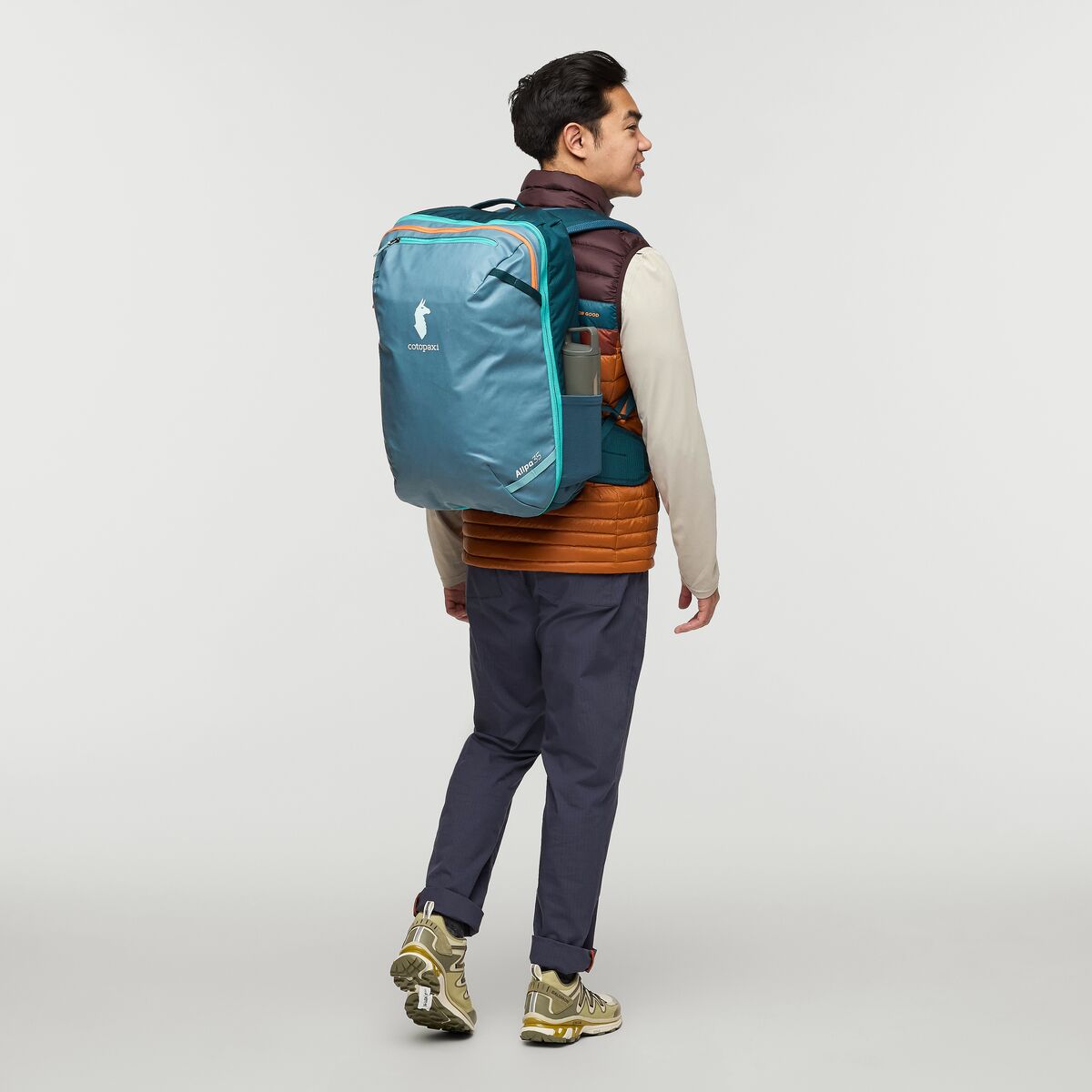 Cotopaxi Allpa 35L Travel Backpack - Lightweight Carry-On Backpack for Travel & Hiking | Water-Resistant & Durable | Blue Spruce/Abyss Color | Perfect for Weekend Trips & Outdoor Adventures