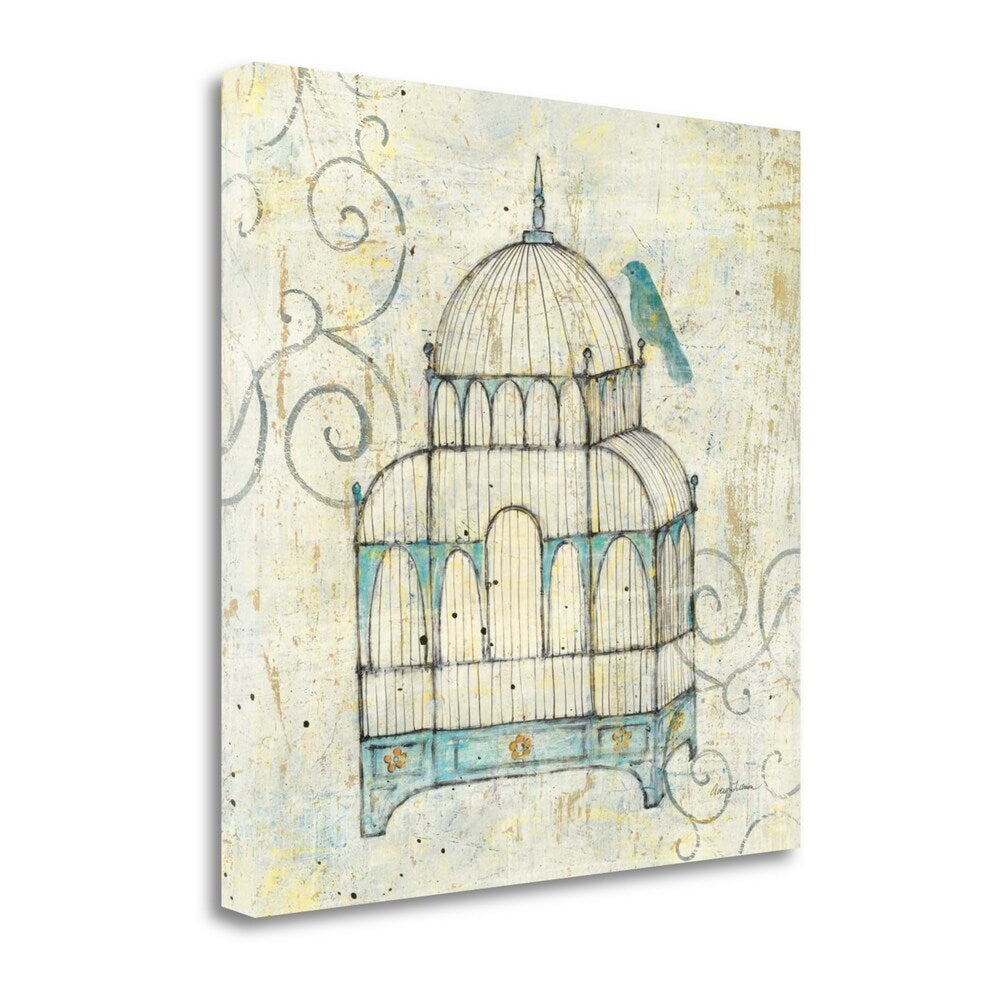 Avery Tillmon Bird Cage II Fine Art Giclee Print on Gallery Wrap Canvas - Ready to Hang Wall Decor for Living Room, Bedroom & Office