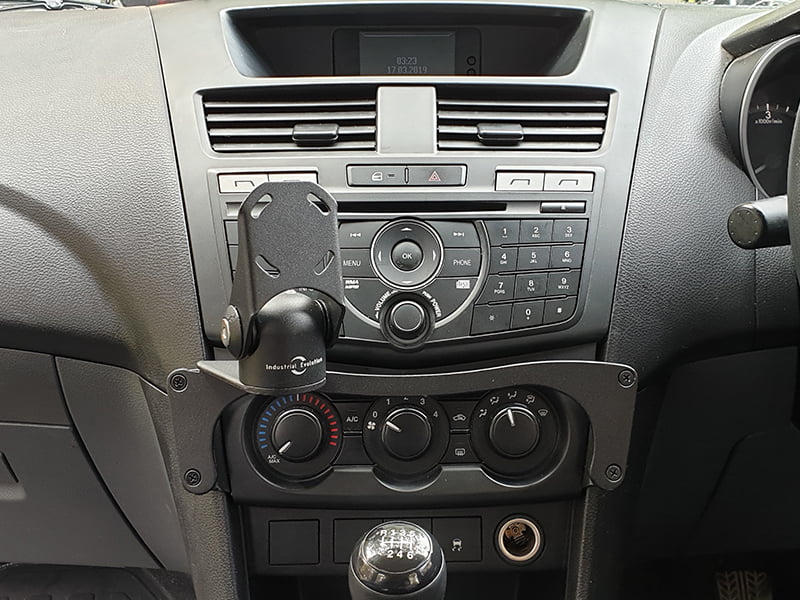 Industrial Evolution InDash Mount for Mazda BT 50 (2012+) - Secure Car Phone Holder for GPS Navigation & Hands-Free Driving