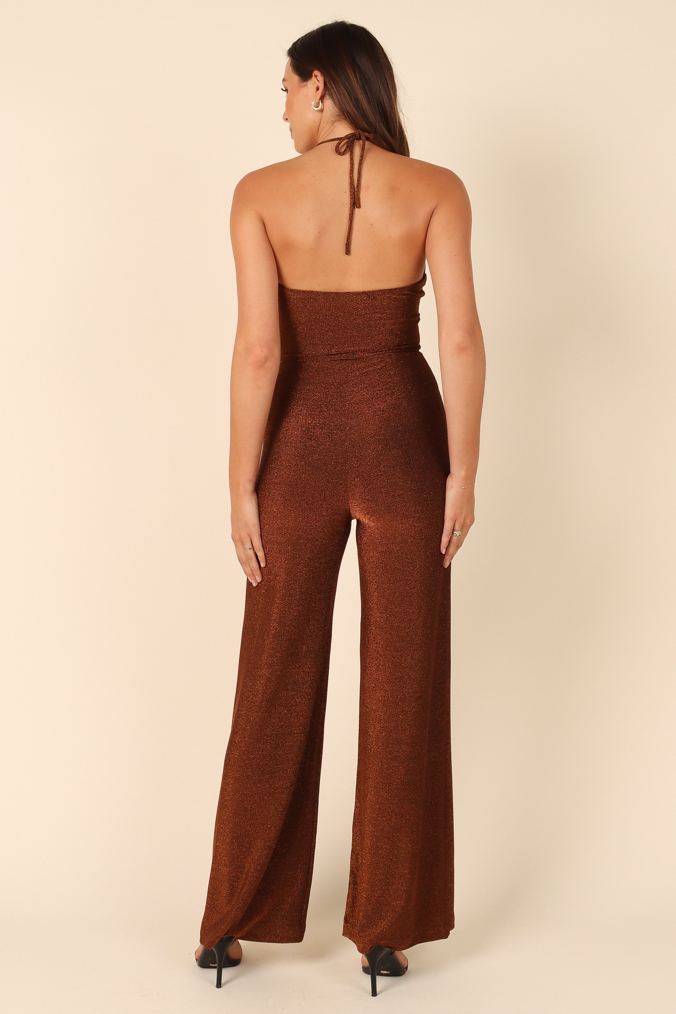 Danica Jumpsuit for Women - Elegant Copper Romper with Pockets | Perfect for Casual Outings, Parties & Summer Vacations