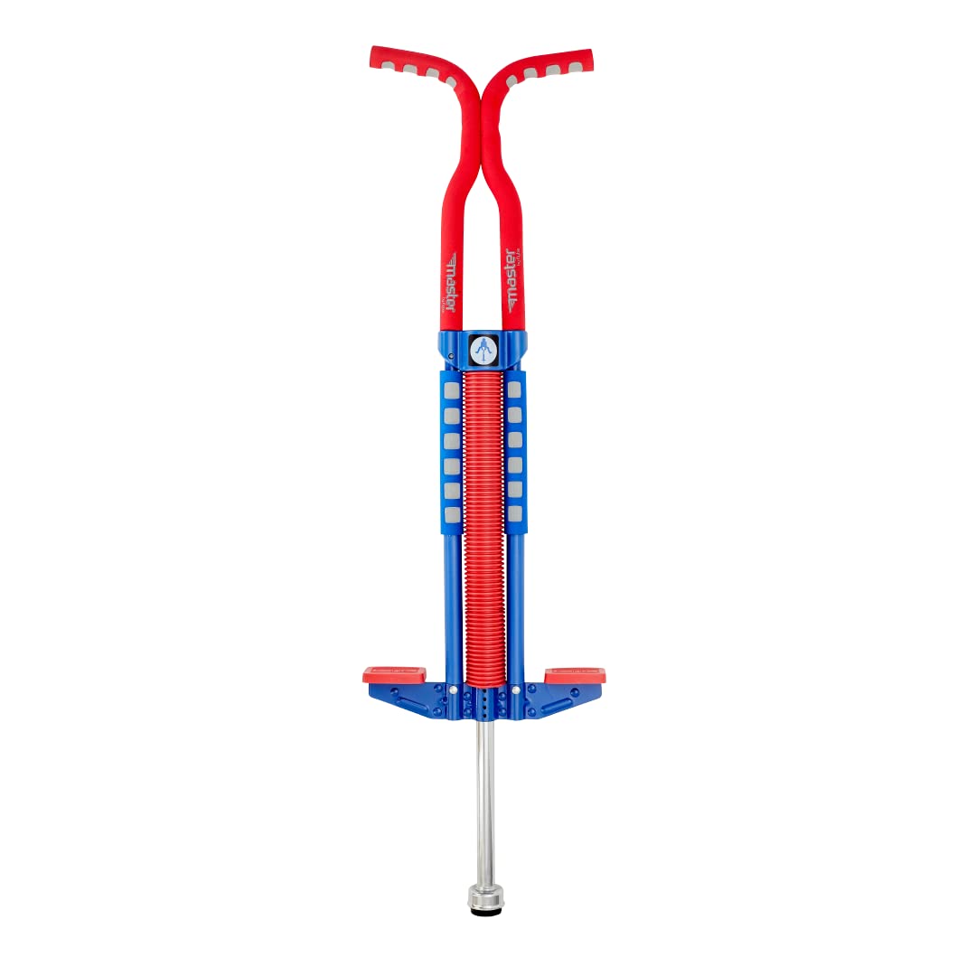 Flybar Master Pogo Stick for Kids & Teens - Ages 9+, Supports 80-160 lbs, Non-Slip Pegs & Comfortable Grip Handles - Best Outdoor Jumping Toy for Boys, Girls, Tweens - Perfect for Backyard Play, Exercise, and Outdoor Family Fun