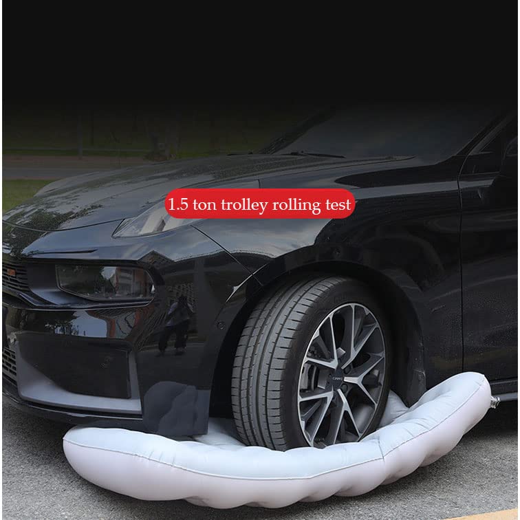 Universal Car Inflatable Mattress for SUV, RV, Truck & Minivan - Fast Inflation Travel Air Camping Sleeping Pad with Air Pump & Seat Belt Pillows (Star Pattern) - Perfect for Road Trips, Camping & Outdoor Adventures