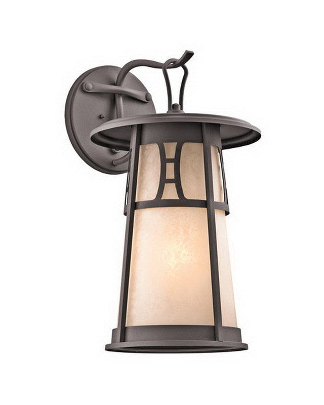 Kichler 49303 Outdoor Wall Light Fixture - Architectural Bronze Finish - Weatherproof Exterior Sconce for Porch, Patio & Entryway Lighting