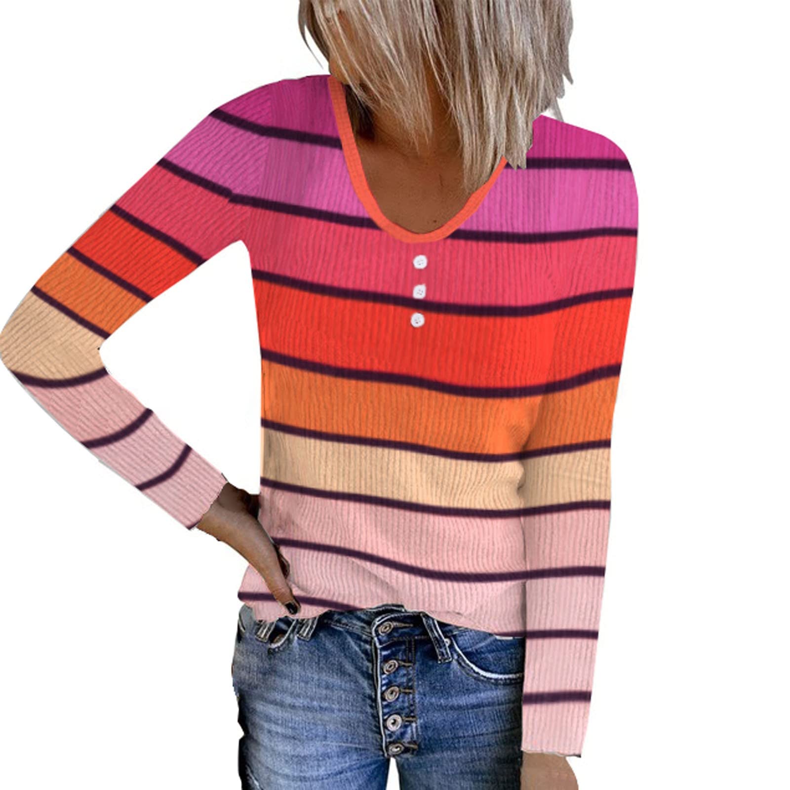 Women's Graphic Tees - Cute Long & Short Sleeve Tops with Letter Print | Casual Blouses for Everyday Wear, Street Style & Weekend Outfits