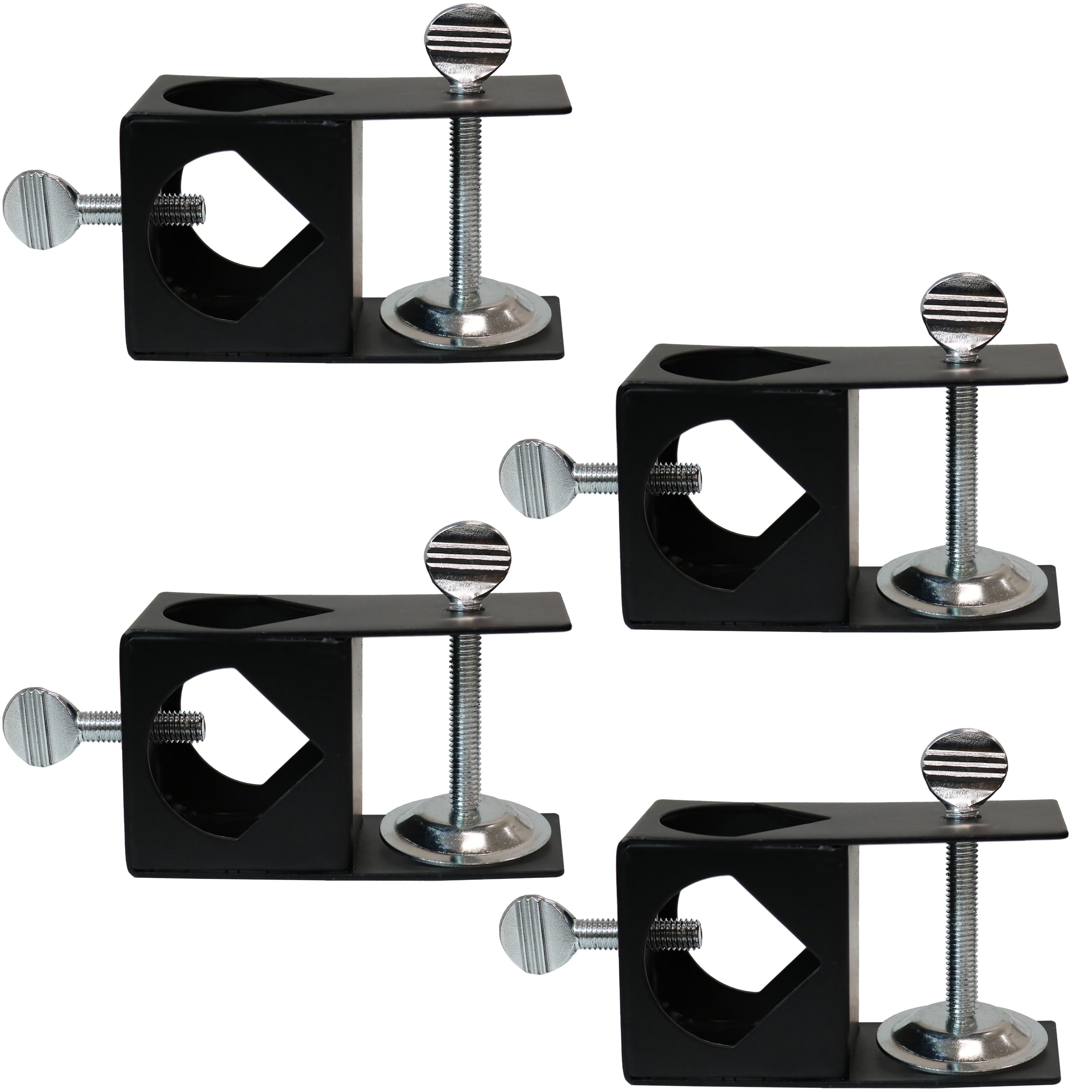 Sunnydaze Outdoor Torch Deck Clamp - Heavy Duty Metal Holder for Patio, Garden, Poolside & Backyard Tiki Torches - Perfect for Outdoor Parties, BBQ & Camping
