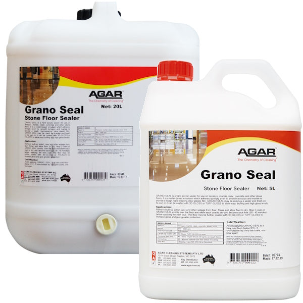 Premium Agar Grano Seal Stone Floor Sealer - Waterproof & Durable Protection for Natural Stone Floors - Ideal for Indoor & Outdoor Use in Homes, Patios & Walkways