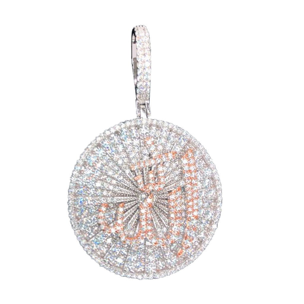 Allah Medallion Pendant - Icy Rose Gold Tone Muslim Jewelry for Men & Women | Hip Hop Style, Islamic Gift, Prayer & Everyday Wear
