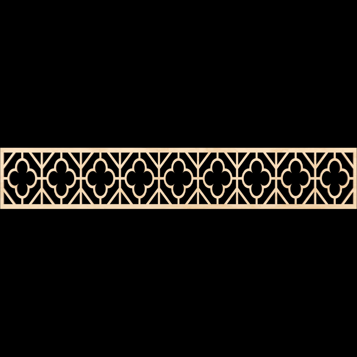 Hazelton Fretwork Moulding - Decorative Wood Trim for Home & Furniture | Perfect for DIY Projects, Wall Accents, and Cabinet Design