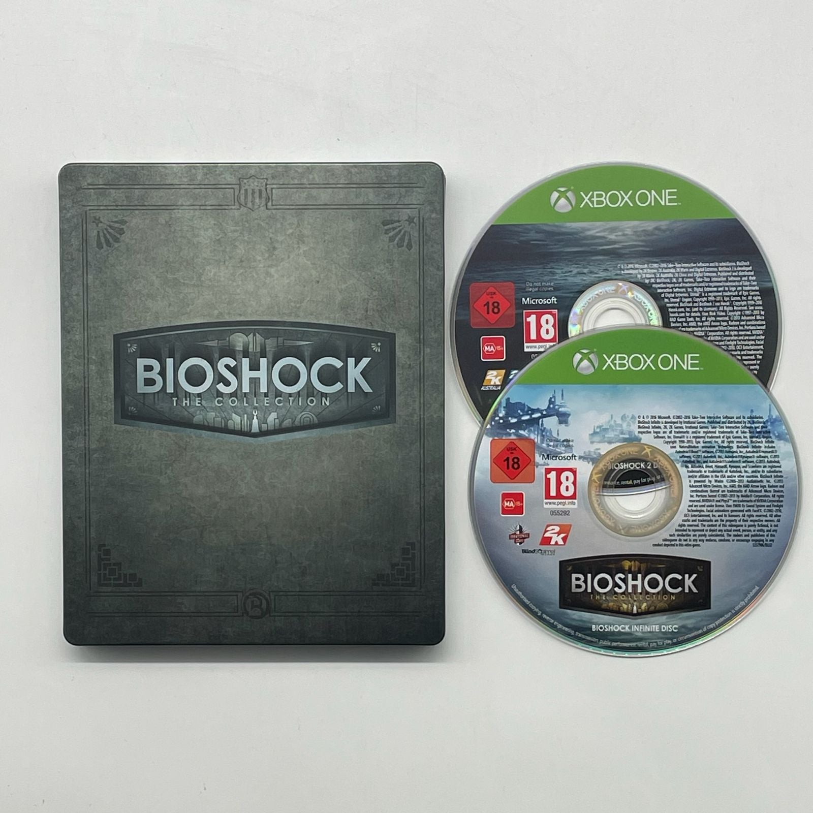 Bioshock The Collection - Xbox One Game (Steelbook Edition) - PAL - Action-Adventure Shooter for Horror & Sci-Fi Fans - Perfect for Gaming Nights & Collectors