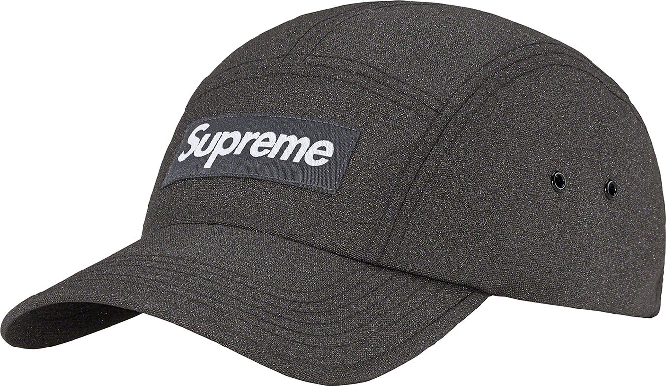 Supreme Glitter Cordura® Camp Cap - Black | Stylish & Durable Unisex Hat for Outdoor Adventures & Streetwear Fashion