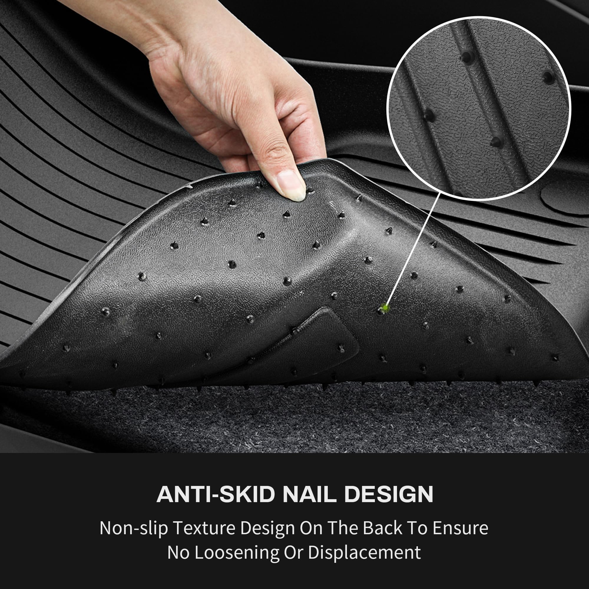 2025 2024 2023 Honda Accord All-Weather TPE Floor Mats - Custom Fit for Accord Hybrid, 1st & 2nd Row Liners & Cargo Mat - Durable Black Car Accessories - Perfect for Daily Commute, Road Trips & All-Season Protection