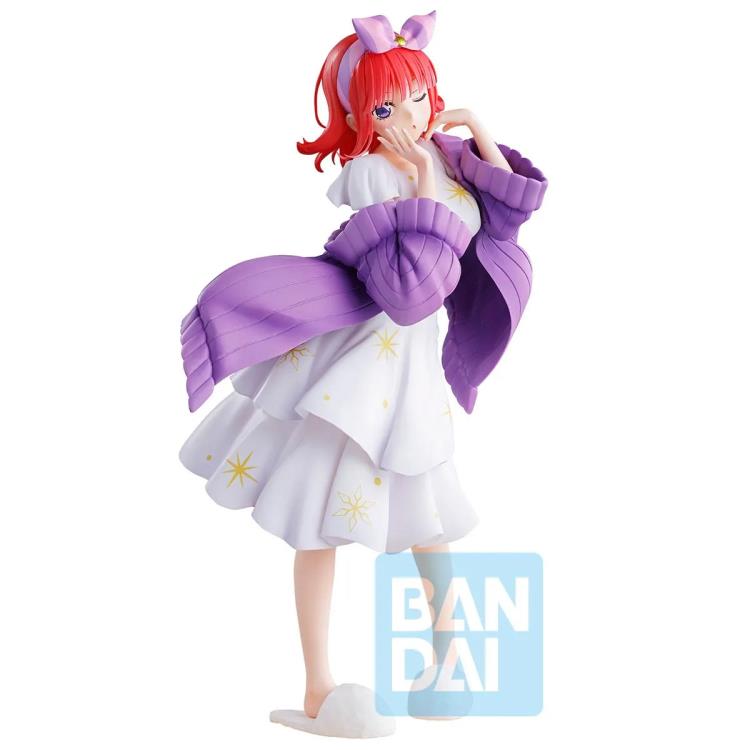 Bandai Ichibansho The Quintessential Quintuplets Nino Nakano Loungewear Ver. Anime Figure - Collectible Japanese Manga Character Statue for Home Display & Anime Fans Gift