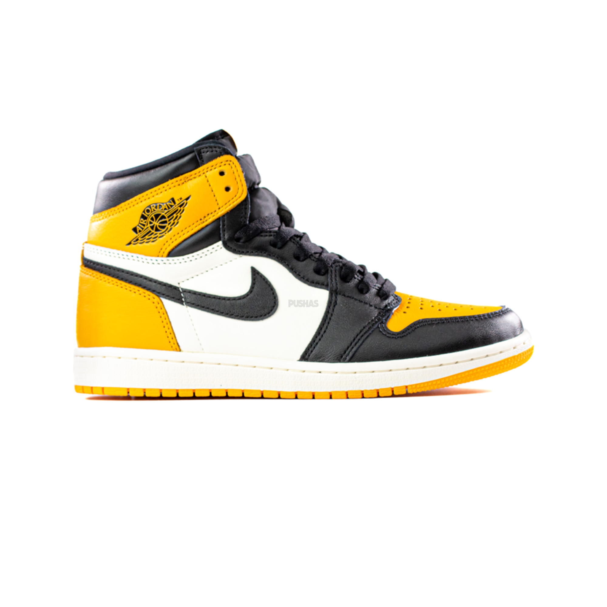Air Jordan 1 Retro High OG 'Yellow Toe' Men's Basketball Shoes (2022 Release) - Classic Sneakers for Streetwear & Casual Outfits