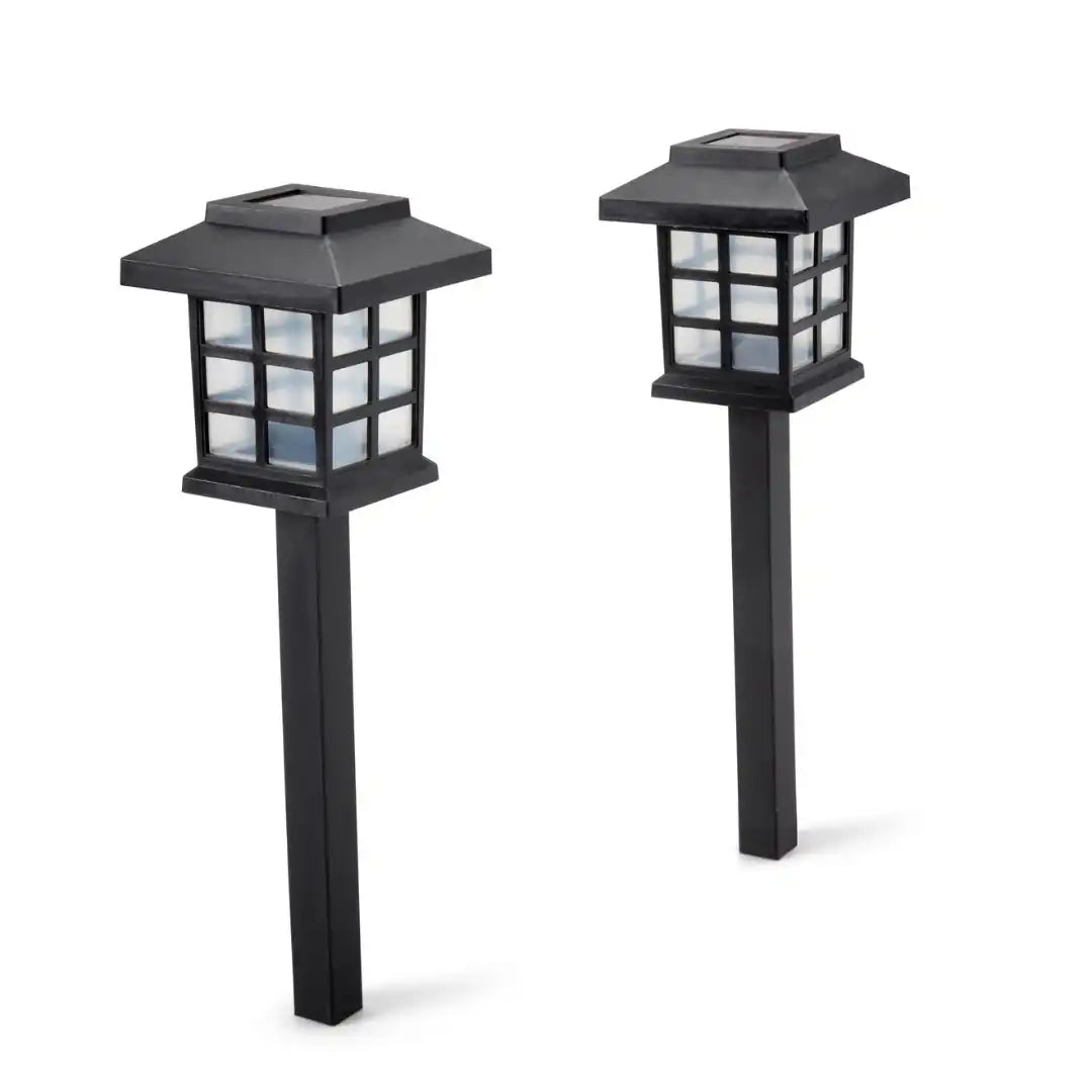 Classic Solar Garden Lights Outdoor Waterproof - Solar Powered LED Landscape Lighting for Pathway, Yard, Patio, and Garden Decor