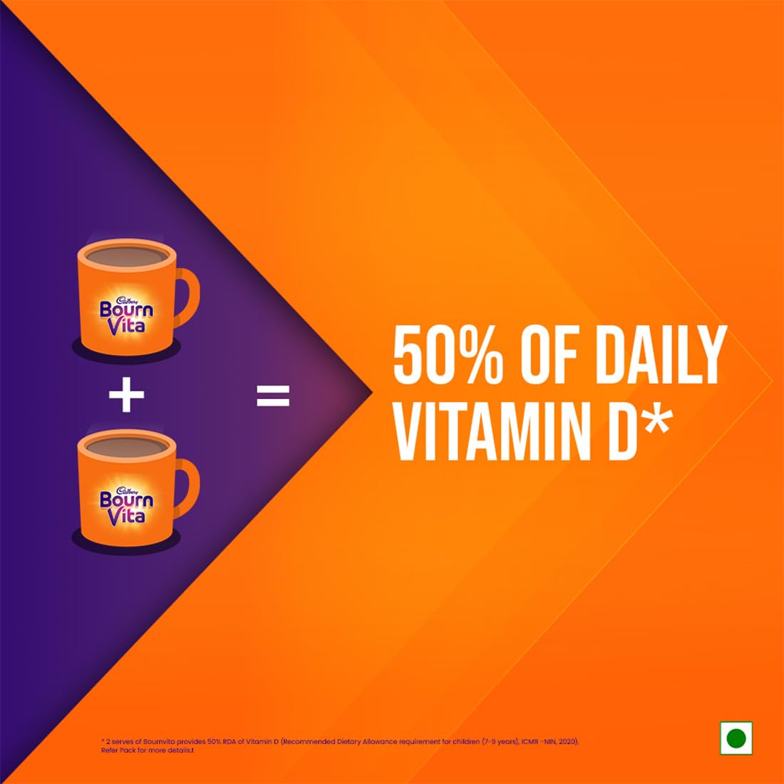 Bournvita Chocolate Nutrition Drink Powder - 500g Jar | Rich in Vitamins & Minerals | Perfect for Breakfast, Post-Workout & Kids' Nutrition