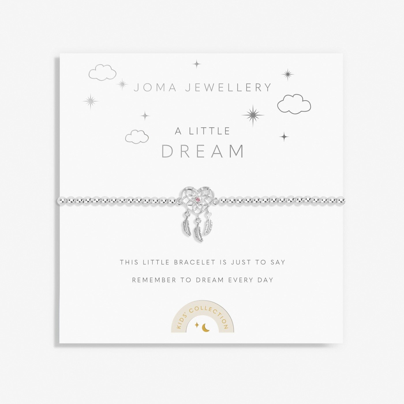 Joma Jewellery Bracelet - A Little Dream Children's Bracelet | Cute & Dainty Kids Jewelry Gift for Girls | Perfect for Birthdays, Holidays & Special Occasions