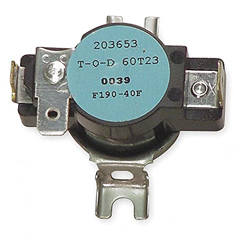 Dayton High Limit Switch - 1VLC3 | Safety Cut-Off Device for HVAC Systems & Industrial Equipment | Perfect for Furnace, Boiler & Air Handler Protection