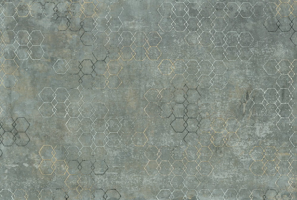 Hexagon Wall Art - Modern Geometric Home Decor for Living Room, Bedroom & Office - Atelier 47 Handcrafted Metal Wall Sculpture