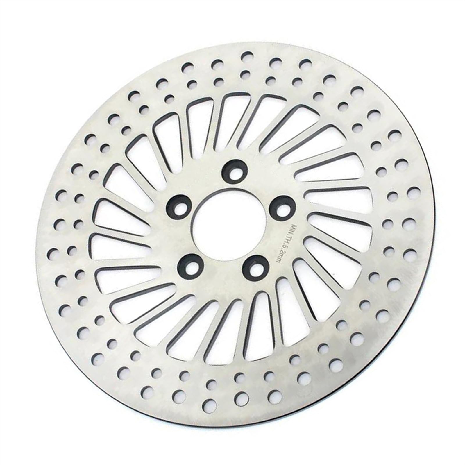 SEYXF Motorcycle Brake Rotor - Rear Brake Disc for Harley Davidson FLHTCUL Ultra Classic & Electra Glide Low 2015-2016 (Grey) | High-Performance Replacement Part for Smooth Braking & Enhanced Safety
