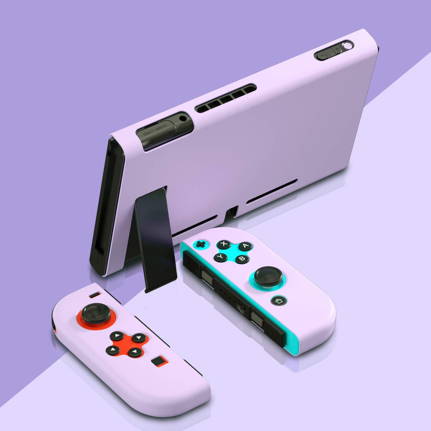 Durable Purple Protective Case for Nintendo Switch - Shockproof & Scratch-Resistant Cover for Gaming On-The-Go, Travel & Daily Use