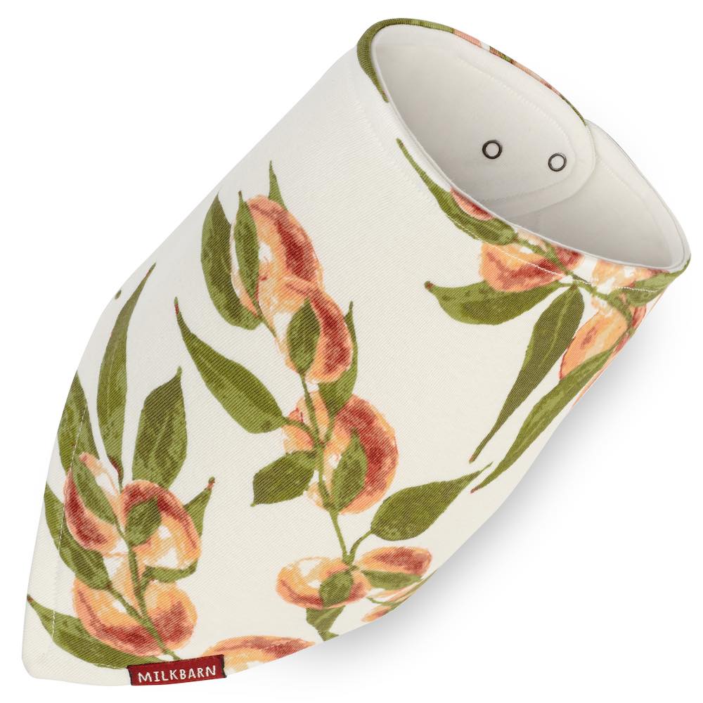 Milkbarn Organic Cotton Bandana Bib for Babies - Soft & Absorbent Drool Bib for Teething, Feeding & Messy Playtime