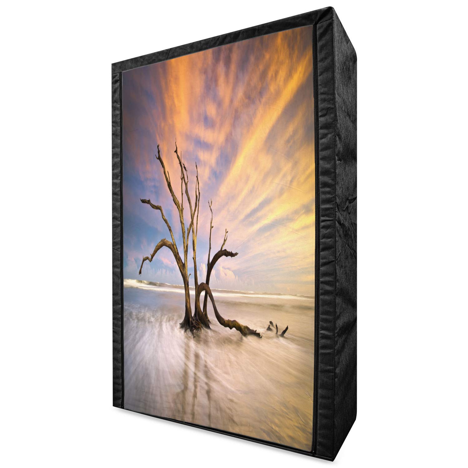 Ambesonne Driftwood Portable Fabric Wardrobe - 42.5