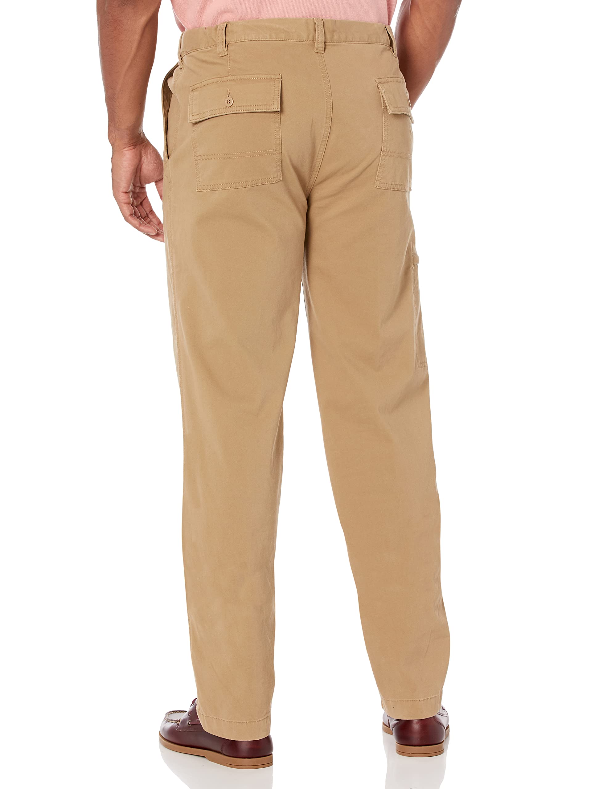 DOCKERS Men's Go-To Cargo Straight Fit Smart 360 Flex Pants - Comfortable Stretch Work Pants for Office & Casual Wear (Standard & Big & Tall Sizes) | Perfect for Business, Travel & Outdoor Activities