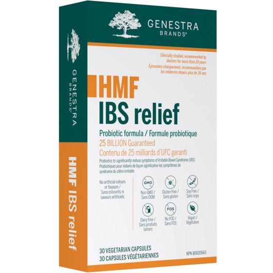 Genestra HMF IBS Relief 30 Veggie Caps - Natural Digestive Support for IBS Symptoms, Bloating & Gut Health | Vegan, Gluten-Free Supplement for Daily Gut Comfort