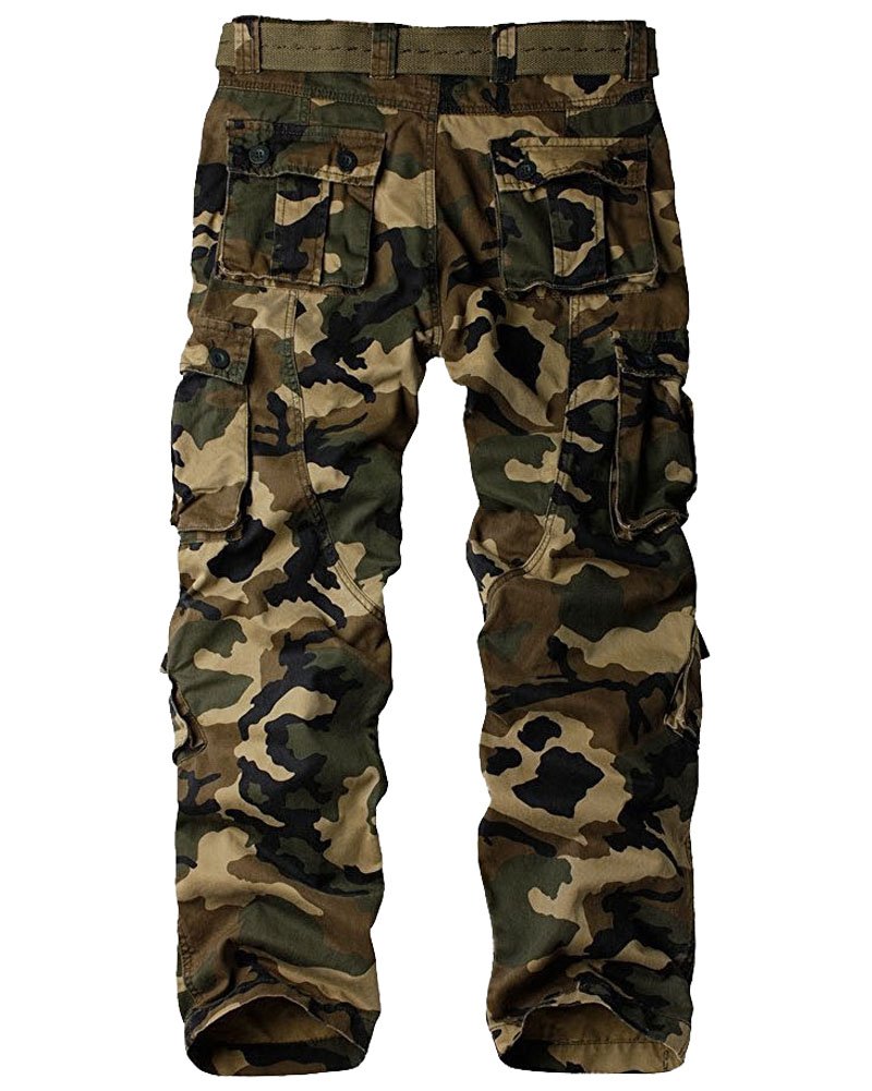 Alfiudad Women's Cargo Pants with Multiple Pockets - Casual Military Tactical Work Pants for Hiking, Outdoor Adventures & Everyday Wear