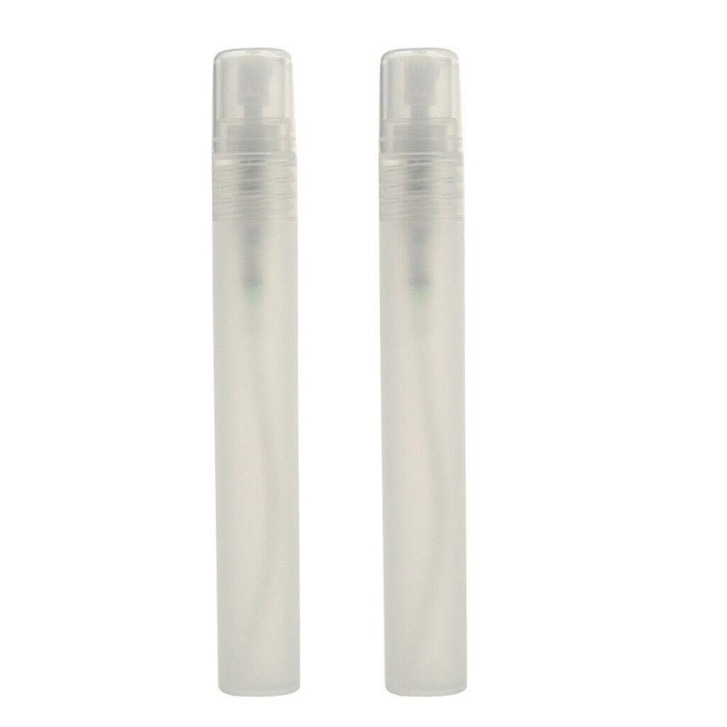 4 Pack Refillable 5ml/10ml Perfume Atomizer Spray Bottle - Portable Travel Scent Pump for Purse, Gym & Airplane (Leak Proof Mini Perfume Dispenser)