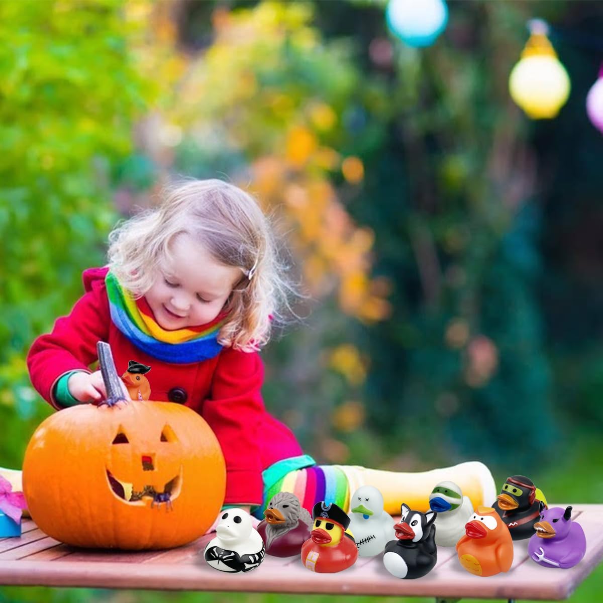24 Pack Halloween Rubber Duck Toys for Kids - Cute Bathtub & Jeep Bath Toys, Halloween Party Favors, Treat Bag Fillers, Toddler Gifts | Perfect for Halloween Decorations, Trick or Treat Goodie Bags & Bath Time Fun
