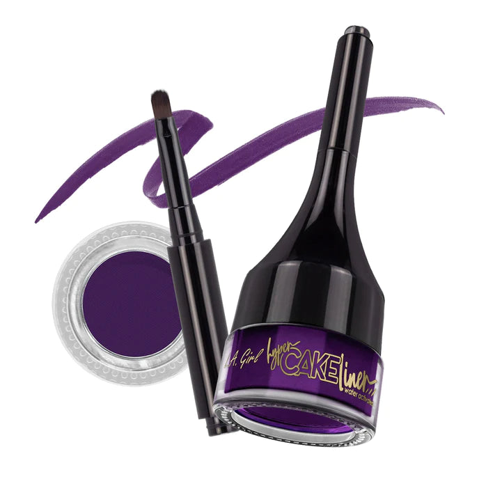Manic Purple Hyper Cake Liner - Vibrant Purple Eyeliner for Bold Makeup Looks | Perfect for Parties, Halloween & Cosplay