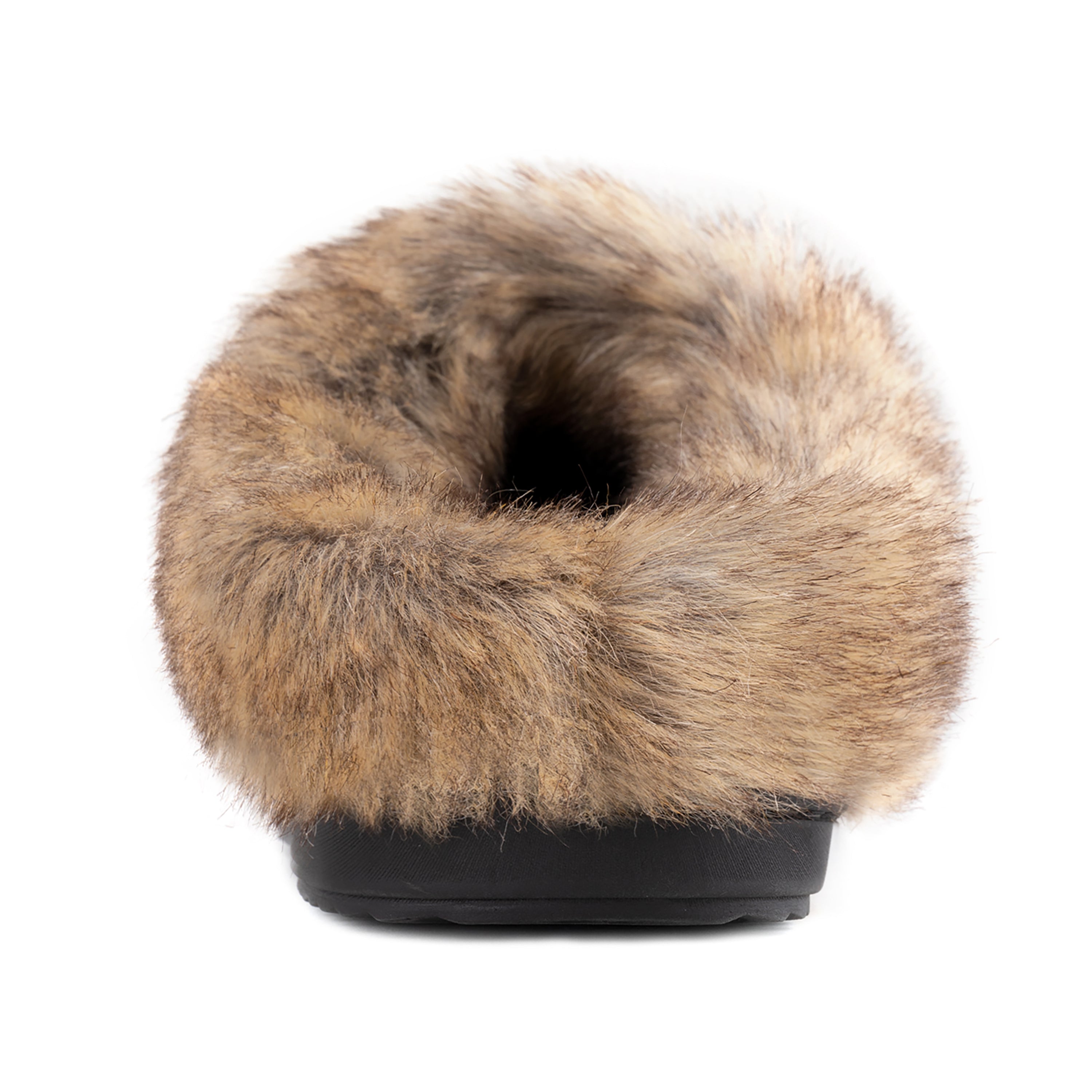Cozy Women's Cable Knit Slippers with Faux Fur Collar - Warm House Shoes for Winter Indoor/Outdoor Wear, Perfect Gift for Her