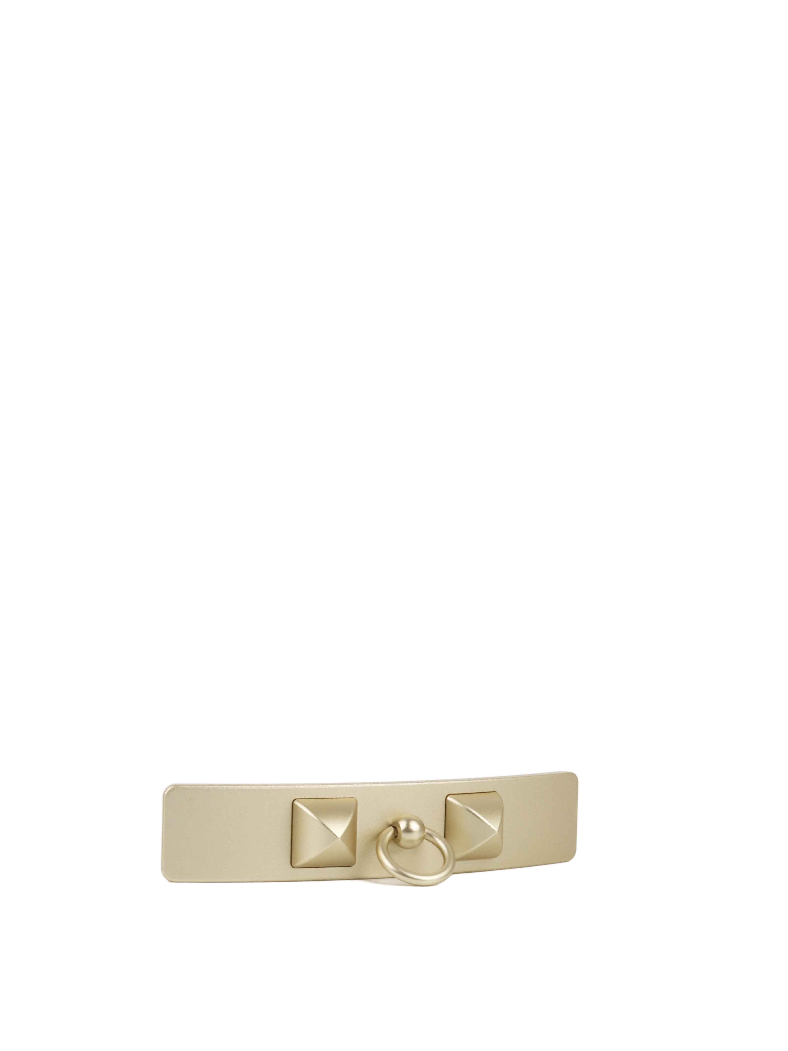 Hermes Caprice PM Hair Clip in Light Gold Doré - Elegant Hair Accessory for Women, Perfect for Parties, Weddings & Everyday Styling