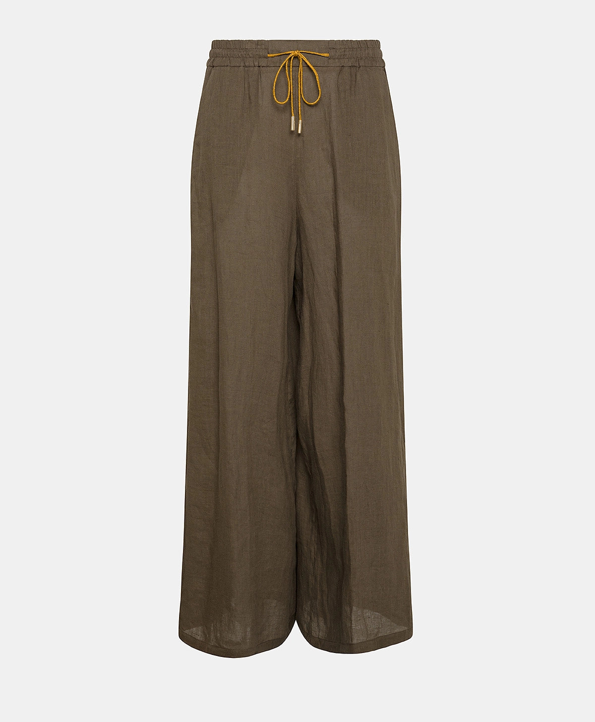 Aliterru Linen Pants for Women - Army Green Casual Trousers | Comfortable Summer Pants for Outdoor Activities & Travel
