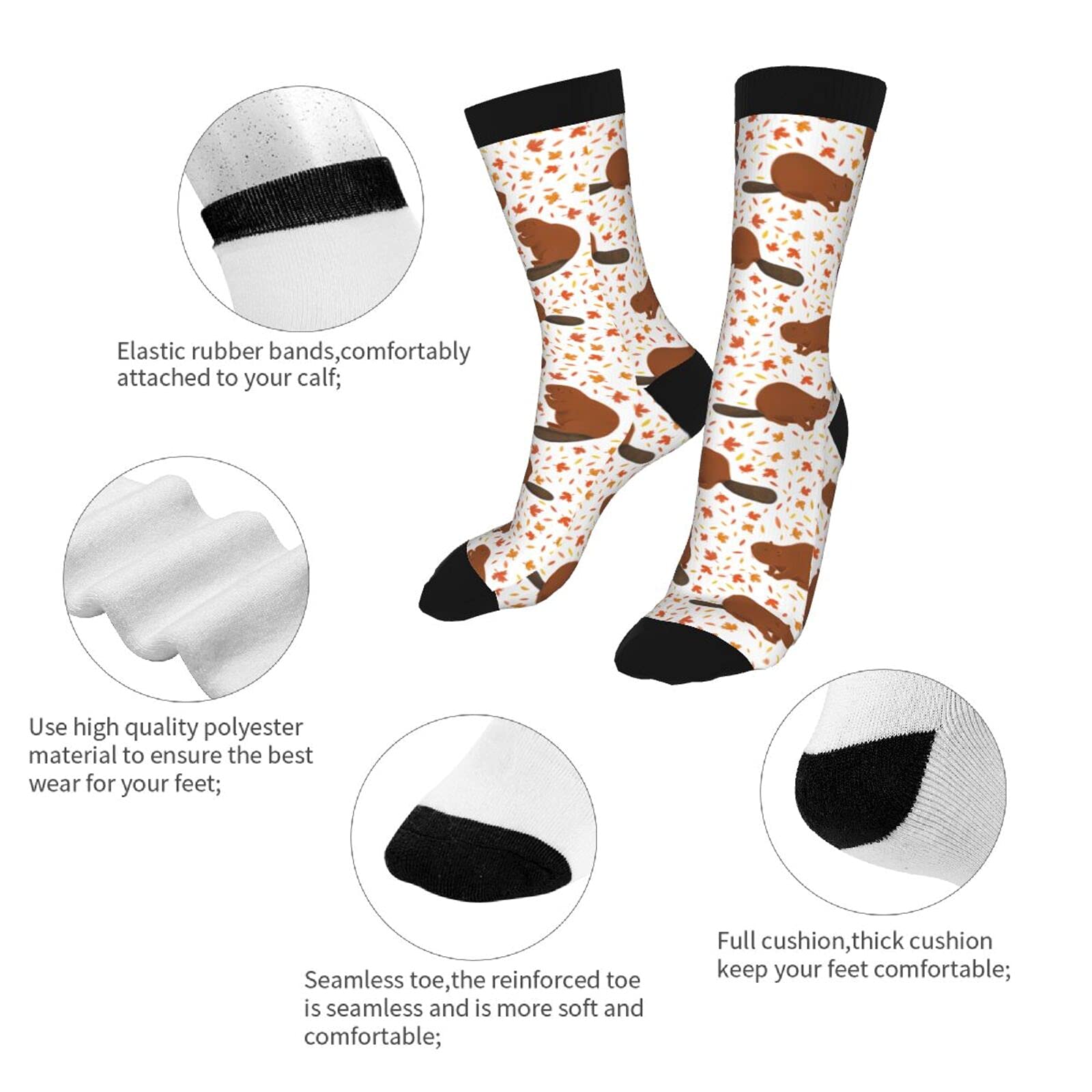 Funny and Novelty Socks for Men & Women - Cute Animal Print, Crazy Patterns - Perfect for Gifts, Parties, and Everyday Wear