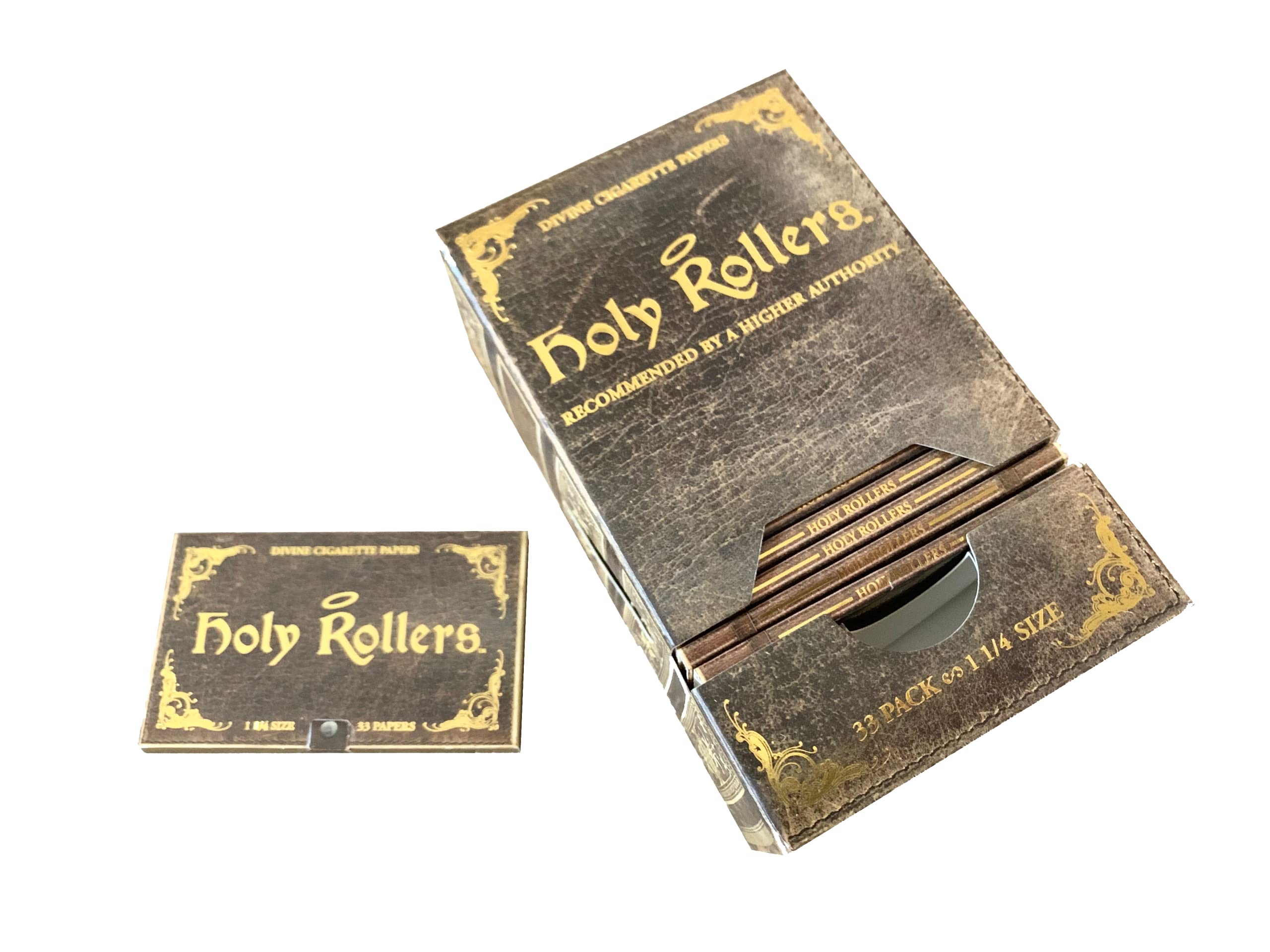Holy Rollers Divine Rolling Papers - Premium Hemp Rolling Papers for Smooth Smoking | Perfect for Herbal Blends, Tobacco & CBD | Ideal for Rolling, Travel & Outdoor Use