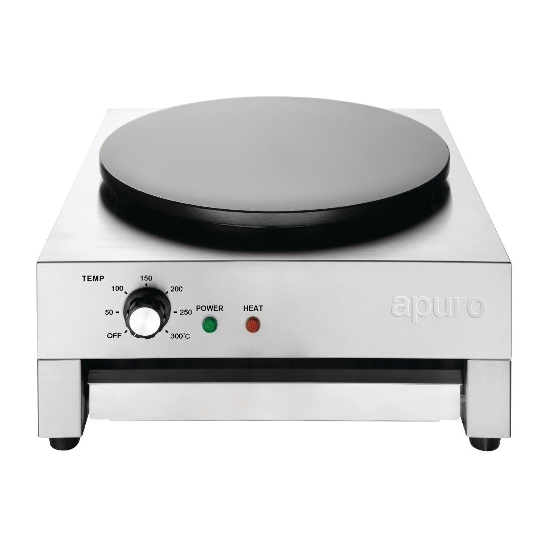 Apuro 3000W Electric Crepe Maker - Professional Non-Stick Pancake Griddle for Home & Commercial Use - Perfect for Breakfast, Desserts, and Party Cooking
