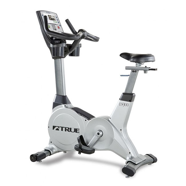 TRUE Fitness ES900 Upright Exercise Bike with EmergeLED Display - Home Gym Cardio Equipment for Weight Loss & Fitness Training